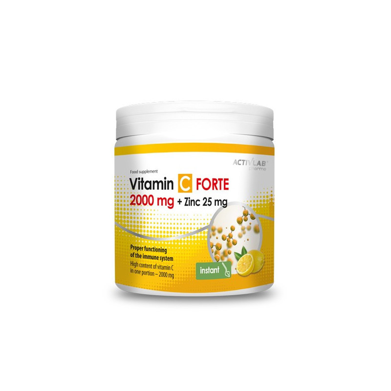 Vitamina C 2000 mg + Zinco 25 mg FORTE