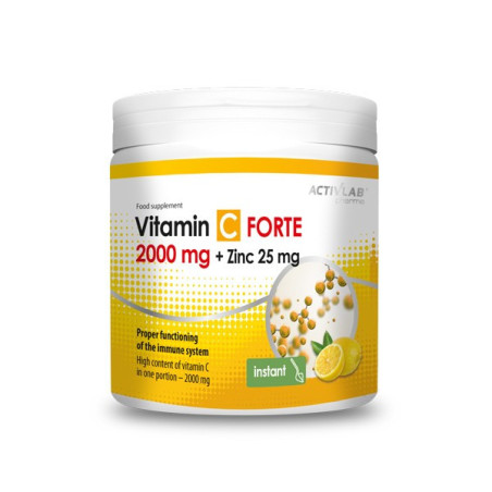 Vitamina C 2000 mg + Zinco 25 mg FORTE